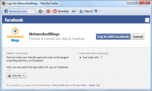 Log In with Facebook