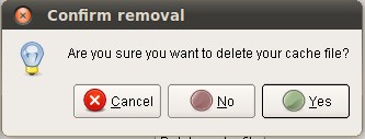confirm removal
