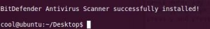 sucess-bitdefender-install