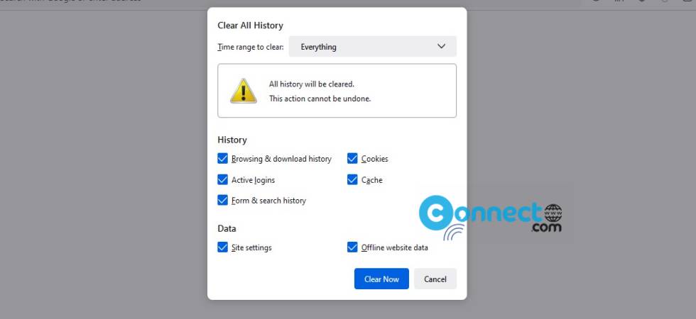 How to Clear Firefox History | CONNECTwww.com