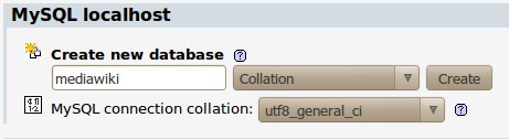 Ubuntu mysql create database