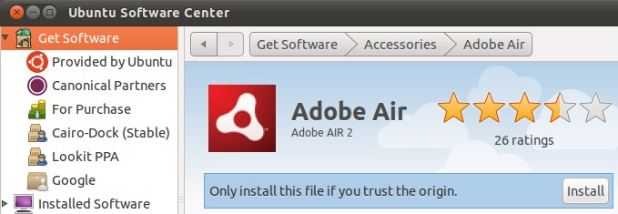 Adobe AIR 50.2.3.5 for windows instal