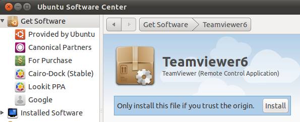 install teamviewer 6