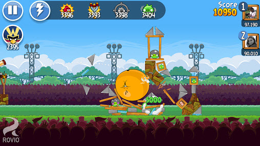 angry birds friends on facebook land of the dead