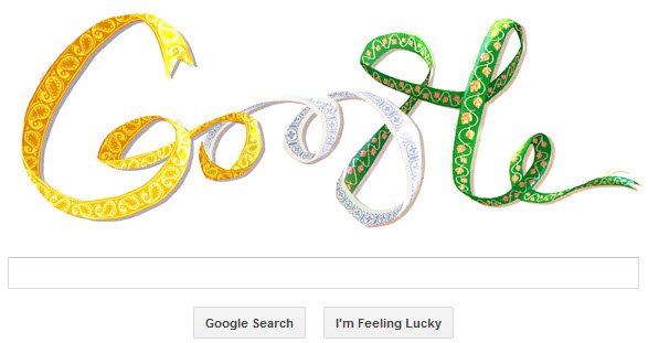 Independence Day India google doodle 2013