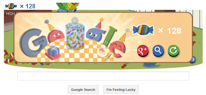 Google 15th birthday google doodle