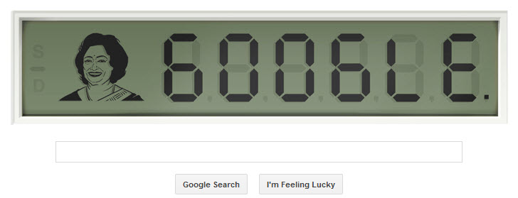 Shakuntala Devi 84th birthday google doodle