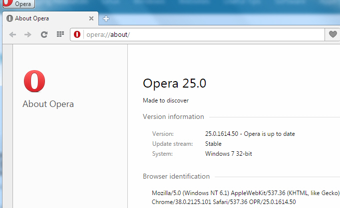 opera versions for mac