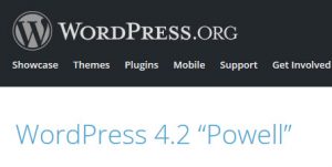 Read more about the article WordPress 4.2 Powell released
