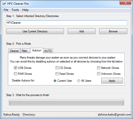 HFV Cleaner Pro – Hidden Folder Virus cleaner | CONNECTwww.com