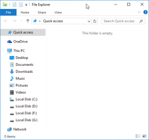 Read more about the article Remove 4 default folders Desktop, Downloads, Documents and Pictures from Quick access in Windows 10