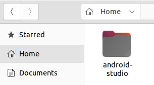 Android Studio Home