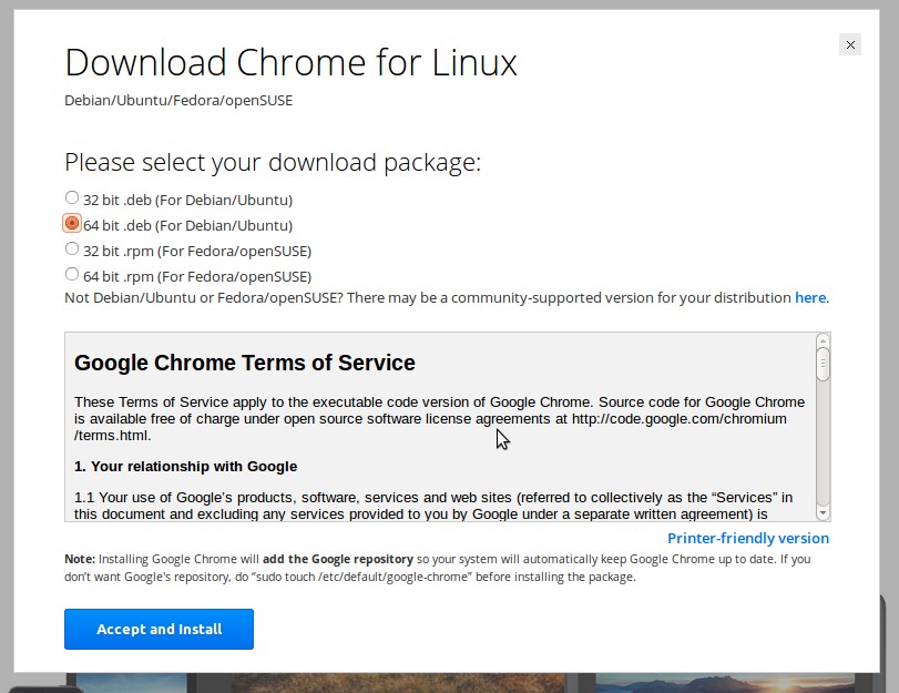 Read more about the article How to install Google Chrome on ubuntu 15.10