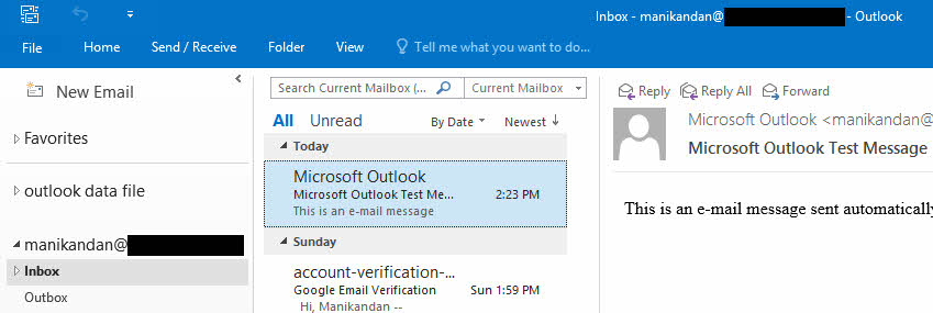 microsoft outlook business account