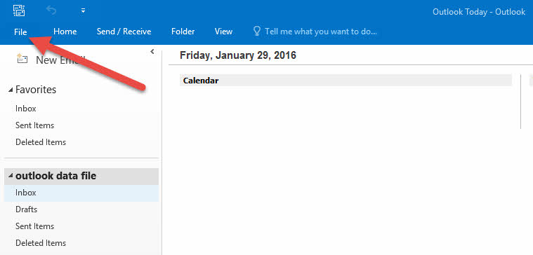 microsoft outlook 2016 login