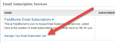 feedburner email subscriber