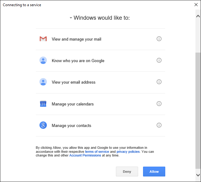 mail app features inbox windows 10