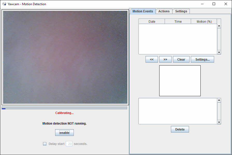 Yawcam – How to setup live webcam stream 