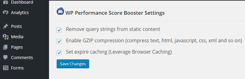 WP Performance Score Booster  1