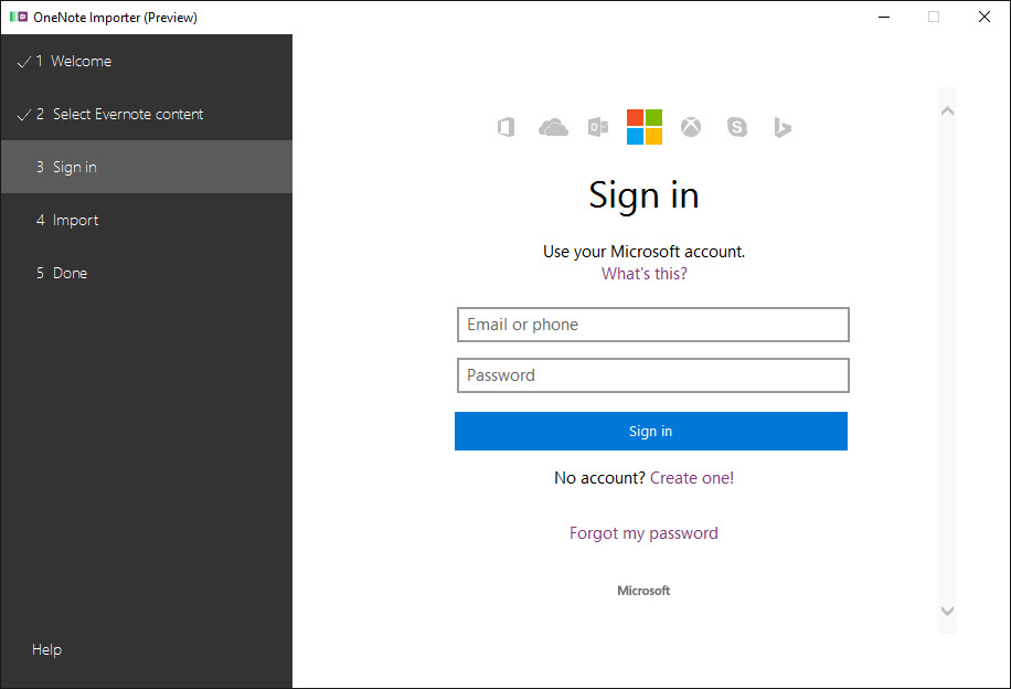 signin with microsoft account 2
