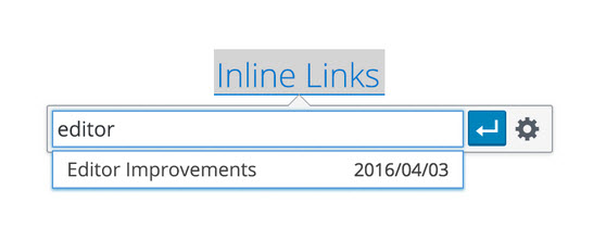 wordpress inline links