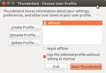 Thunderbird Profile Manager
