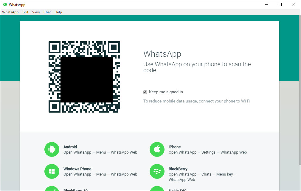 WhatsApp Desktop apps