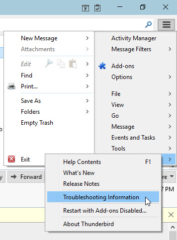 thunderbird backup and sync google drive