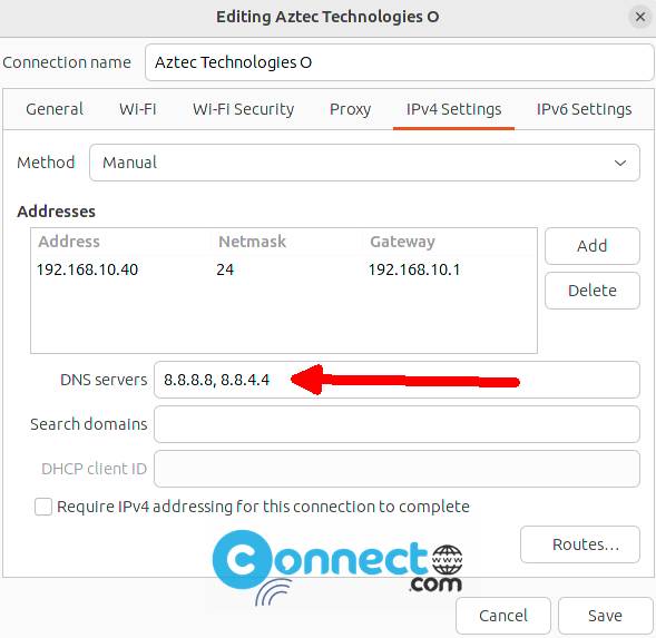 add Google Public DNS