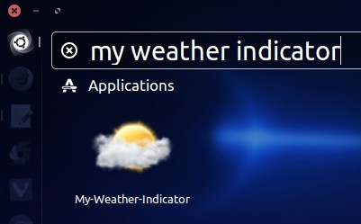my weather app ubuntu