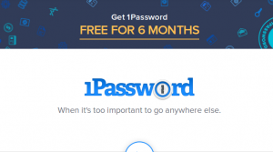 Read more about the article Free 6 months 1Password subscription service