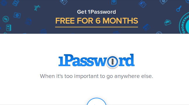 1password 6 months free