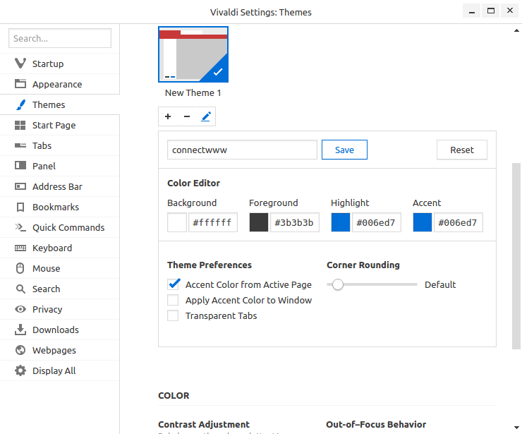 Vivaldi Settings: Themes_006