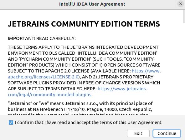 IntelliJ IDEA Community Edition license