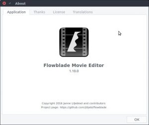 Read more about the article Flowblade – Non linear video editor for Linux