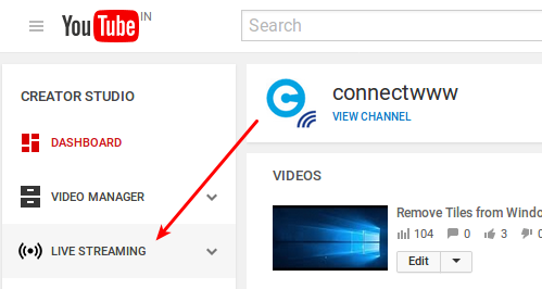 How to stream your desktop to YouTube | CONNECTwww.com