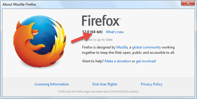 Read more about the article How to check if you have 32-bit or 64-bit firefox and switch from 32-bit to 64-bit Firefox