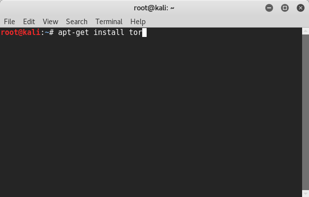 install tor in kali linux