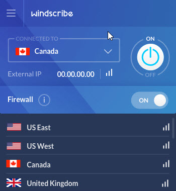 windscribe firefox