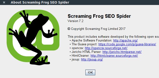 screaming frog seo spider 7.0