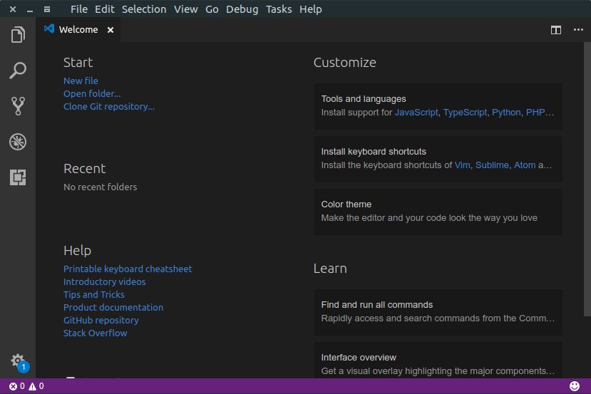 install visual studio code ubuntu command line