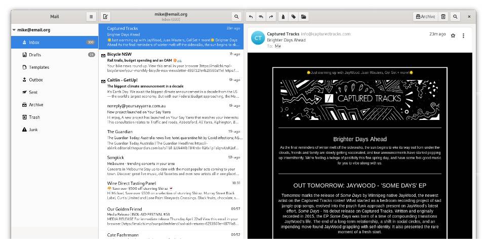Geary Email Client
