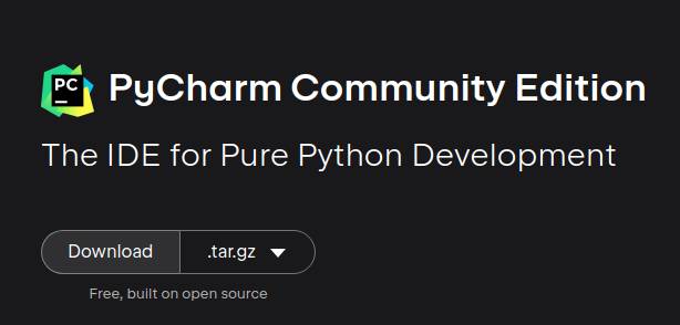 PyCharm IDE Community edition download