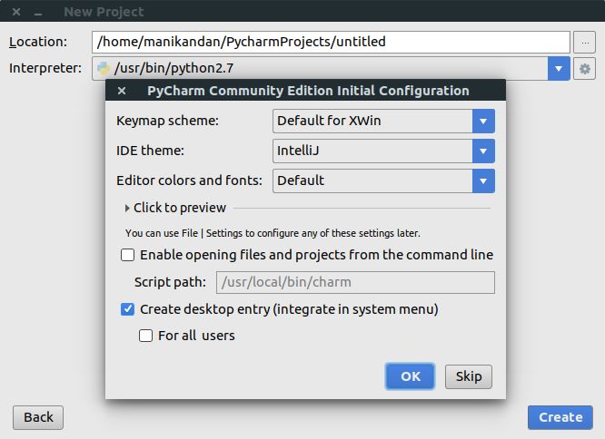 start ssh pycharm community