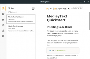 Read more about the article How to install Medleytext on Ubuntu – Note Taking App for Programmer
