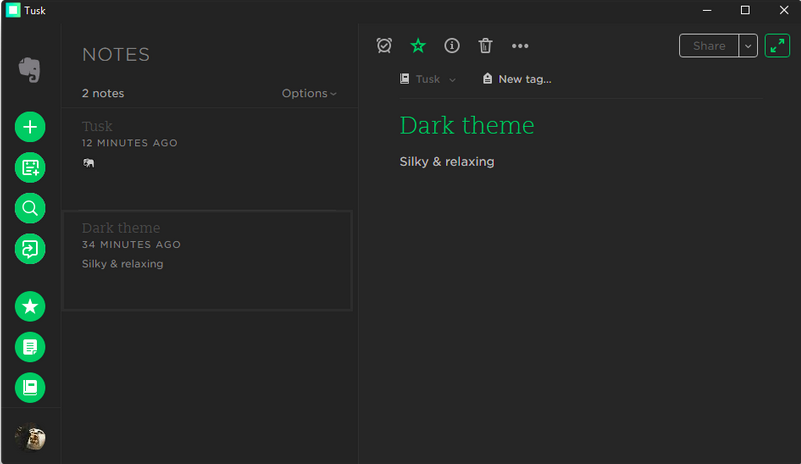 Read more about the article Tusk – Evernote desktop client app