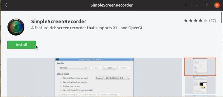 ubuntu simple recorder