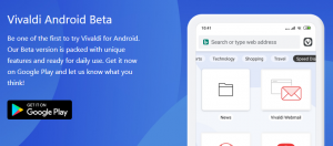 Read more about the article Vivaldi Android Beta now available for download