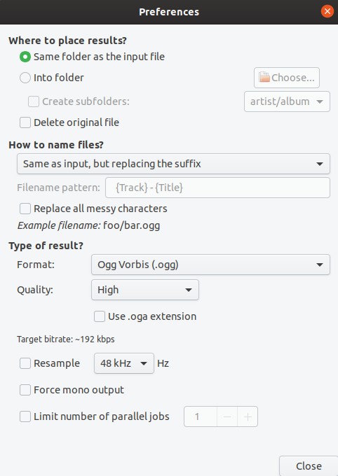 soundconverter command line