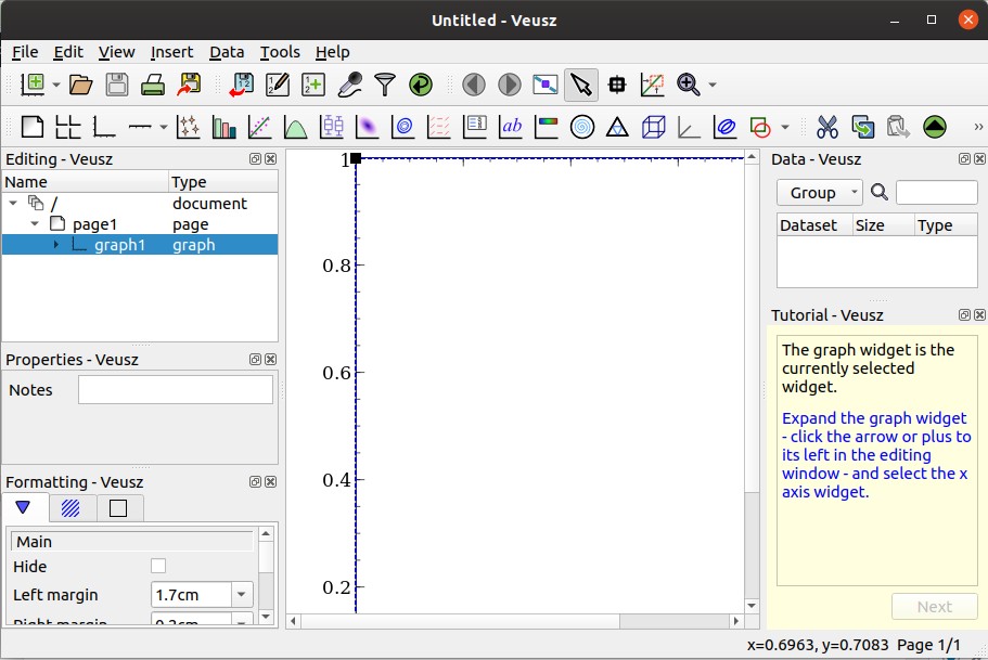 veusz formatting